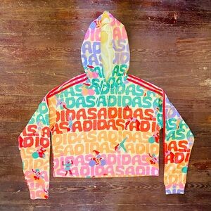 Adidas x Farm Rio Bright Cropped Hoodie